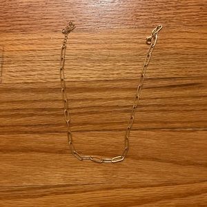 14k gold-plated chain necklace